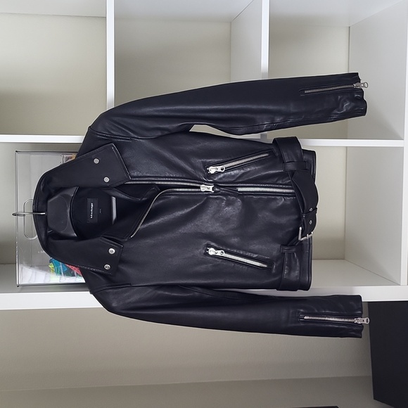 Like New Mackage 100% Lambskin Bomber Jacket XXS-XS - Picture 1 of 7